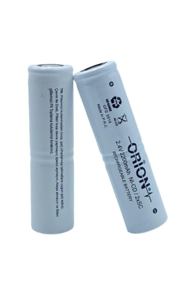 2.4v Ni-cd Sc 2200mah şarj Edilebilir Pil