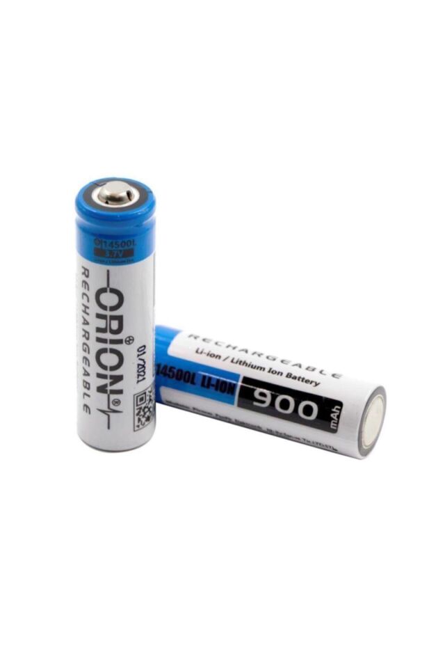 14500l 3.7v 900mah Aa Lityum Iyon Şarj Edilebilir Kalem Pil - Başlı