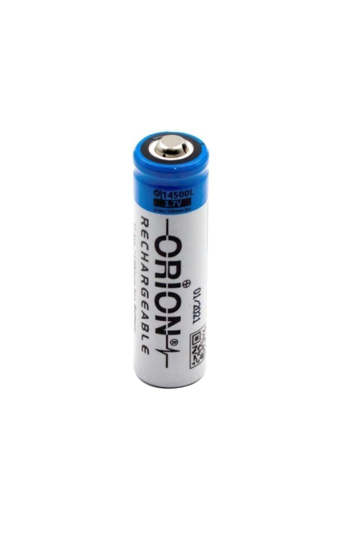 14500l 3.7v 900mah Aa Lityum Iyon Şarj Edilebilir Kalem Pil - Başlı