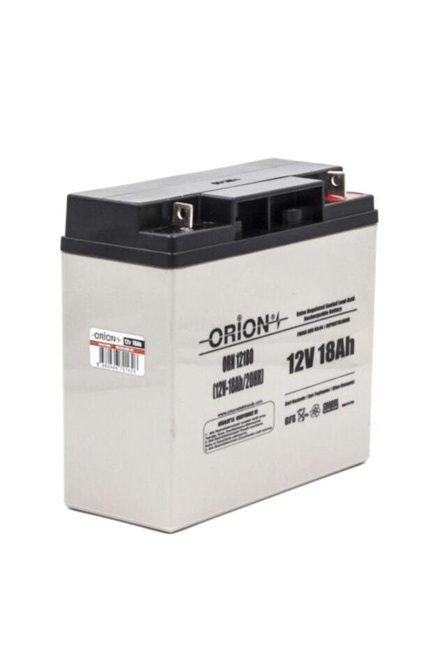 Orn12180 12v 18ah Bakımsız Kuru Akü
