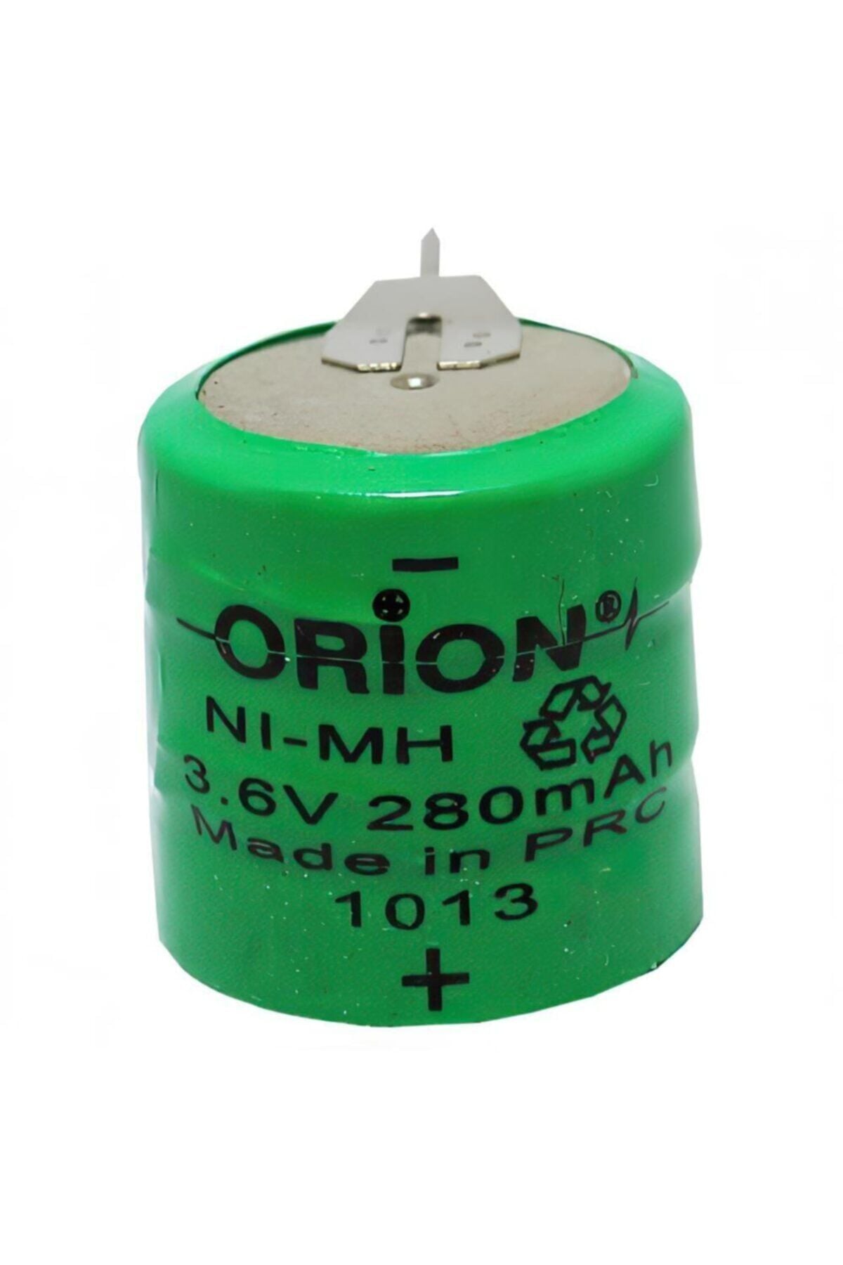3.6v 280mah Ni-mh Şarj Edilebilir Buton Pil - 3 Bacaklı