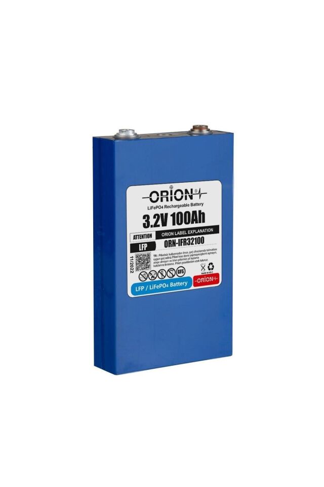 LiFePO4 3.2V 100Ah Prizmatik Pil