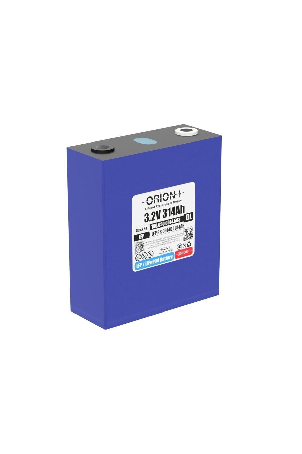 LIFEPO4 3.2v 314DL 314AH Prizmatik Pil