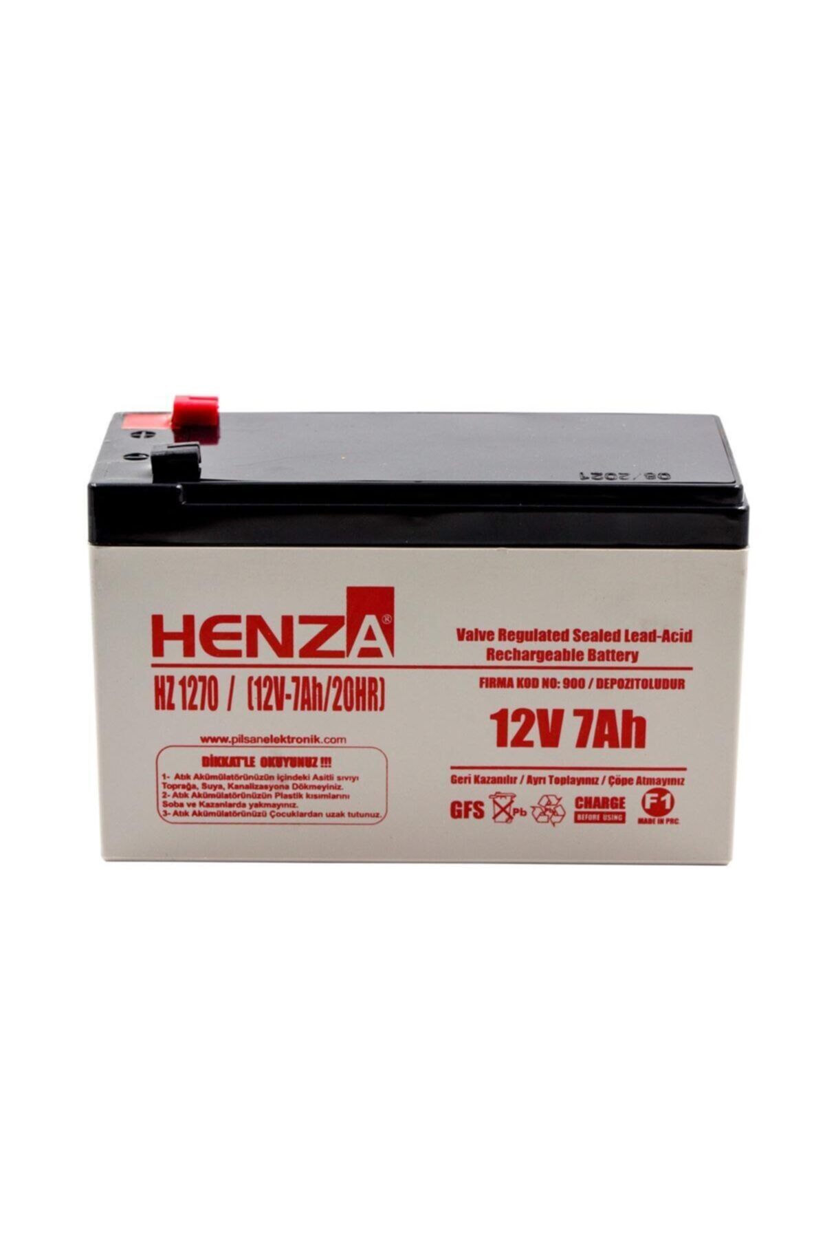 Hz1270 12v 7ah Bakımsız Kuru Akü - 2025 üretim
