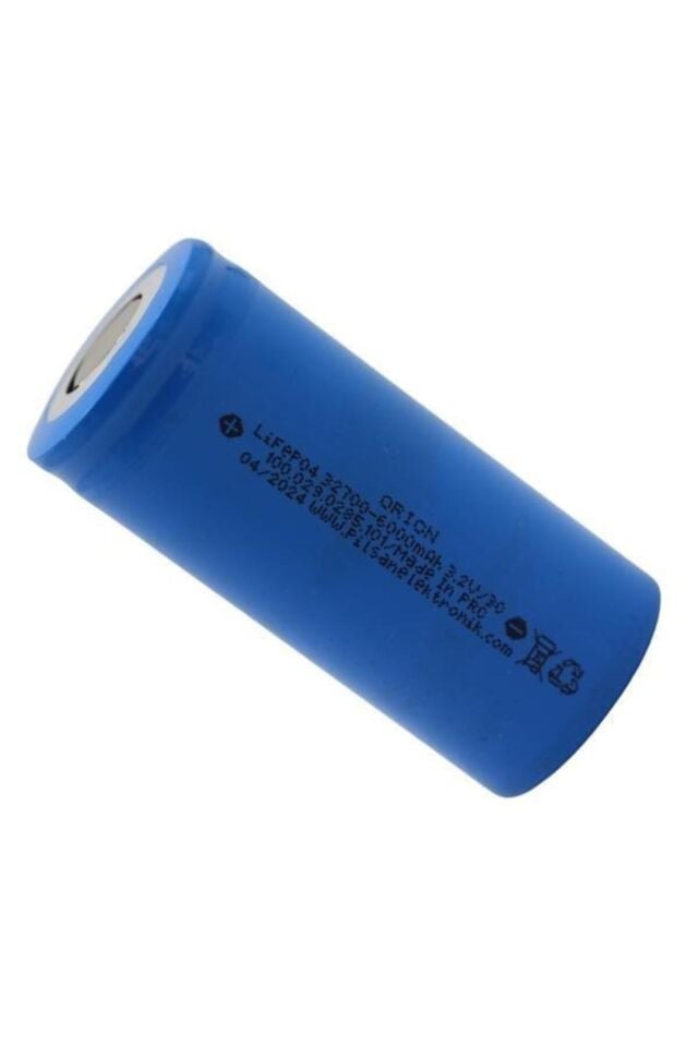PİL LIFEPO4 IFR 32700 6000 MAH 3C MAVİ 100 Adet