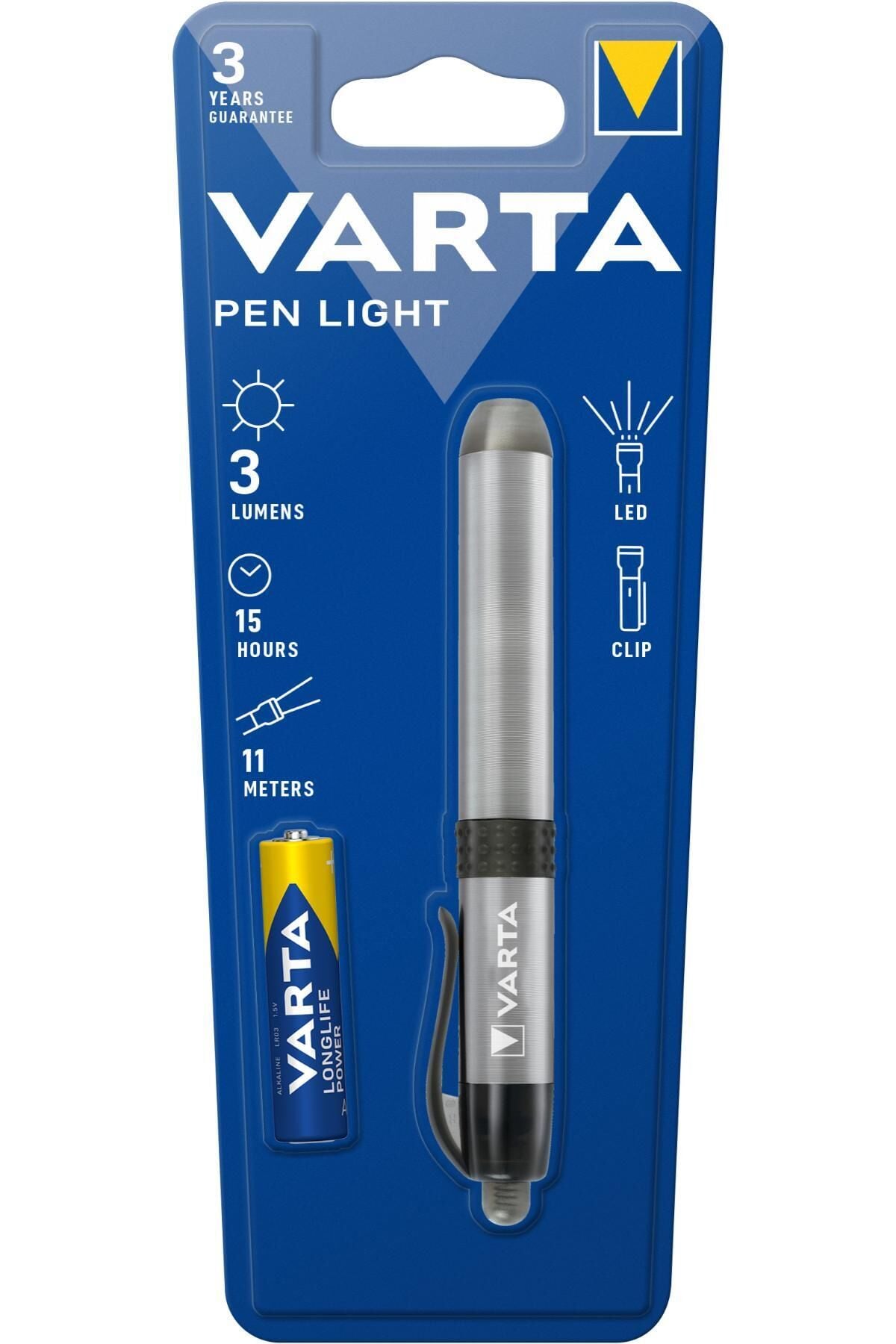 16611 Led Pen Light 1aaa Kalem Fener