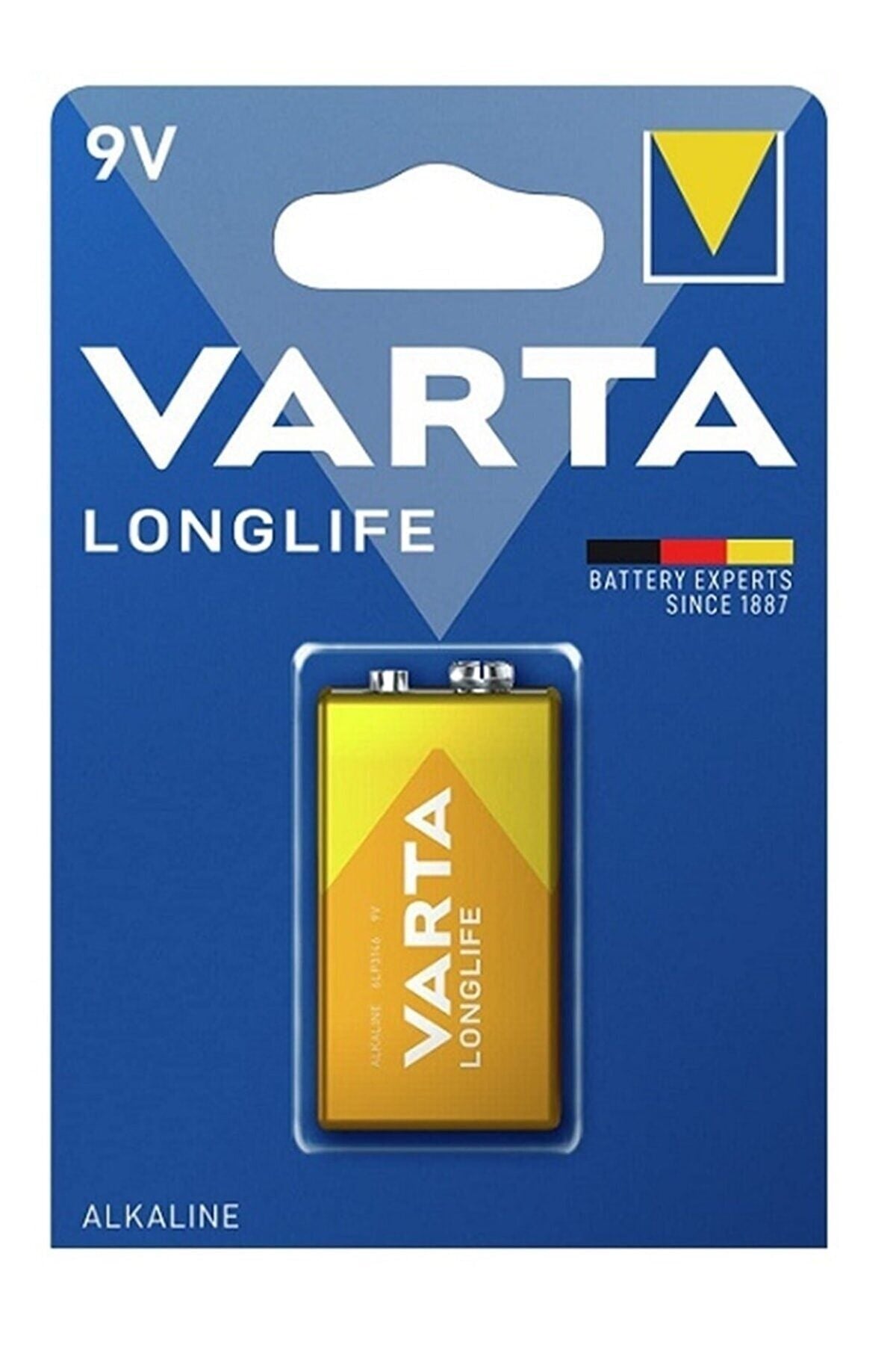 Longlife 9v Alkaline Kare Pil