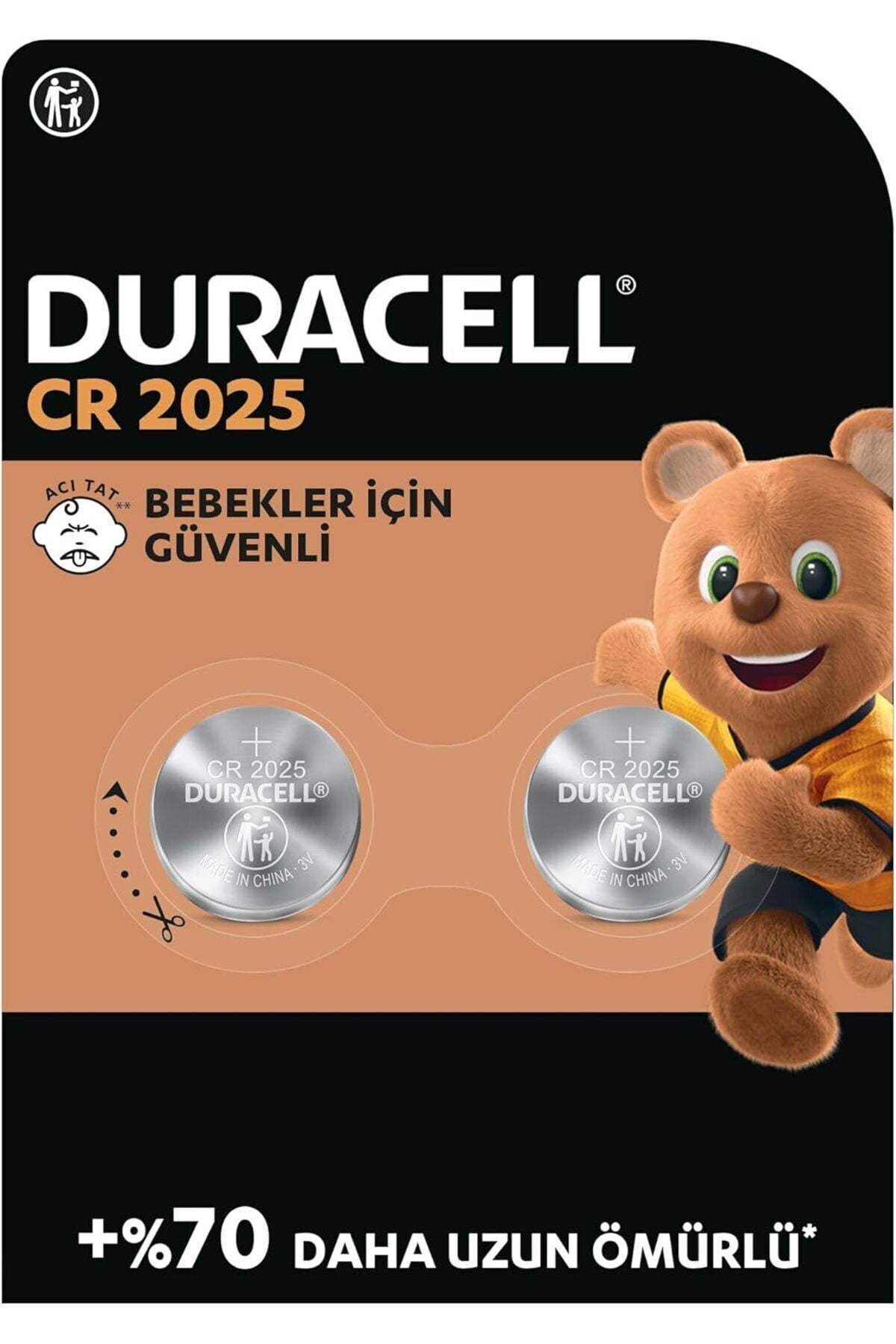 Özel 2025 Lityum Düğme Piller 3V 2 Adet