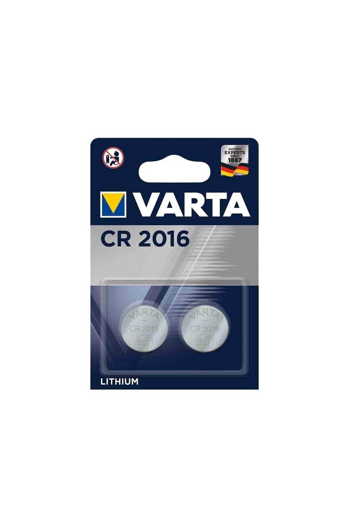 Cr 2016 3 Volt Lityum Pil (2'Li Paket)