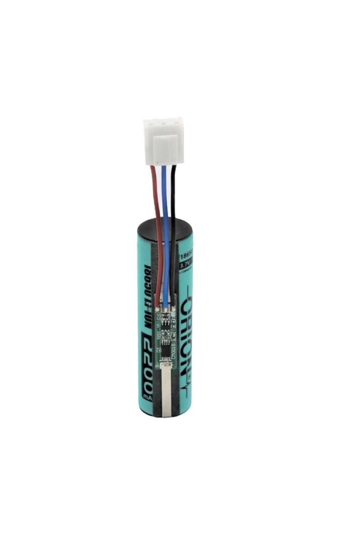 18650 3.7v 2200 Mah Bms Devreli 3pin Soketli Şarjlı Pil
