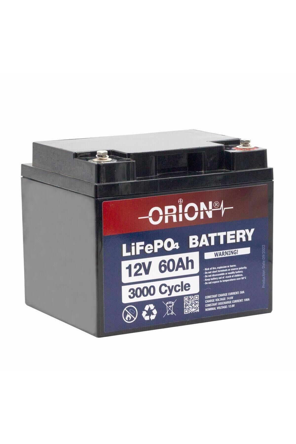 12V 60Ah LiFePO4 Akü