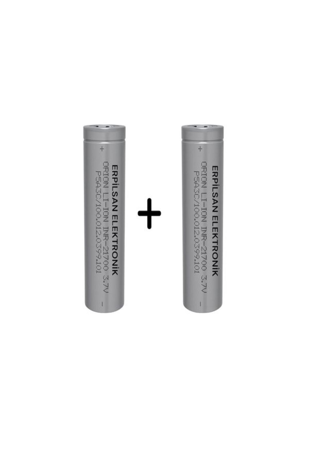 21700 PİL LI-ION 21700 5000 MAH 3C ( ANLIK 15A )-2 ADET ERPİLSAN