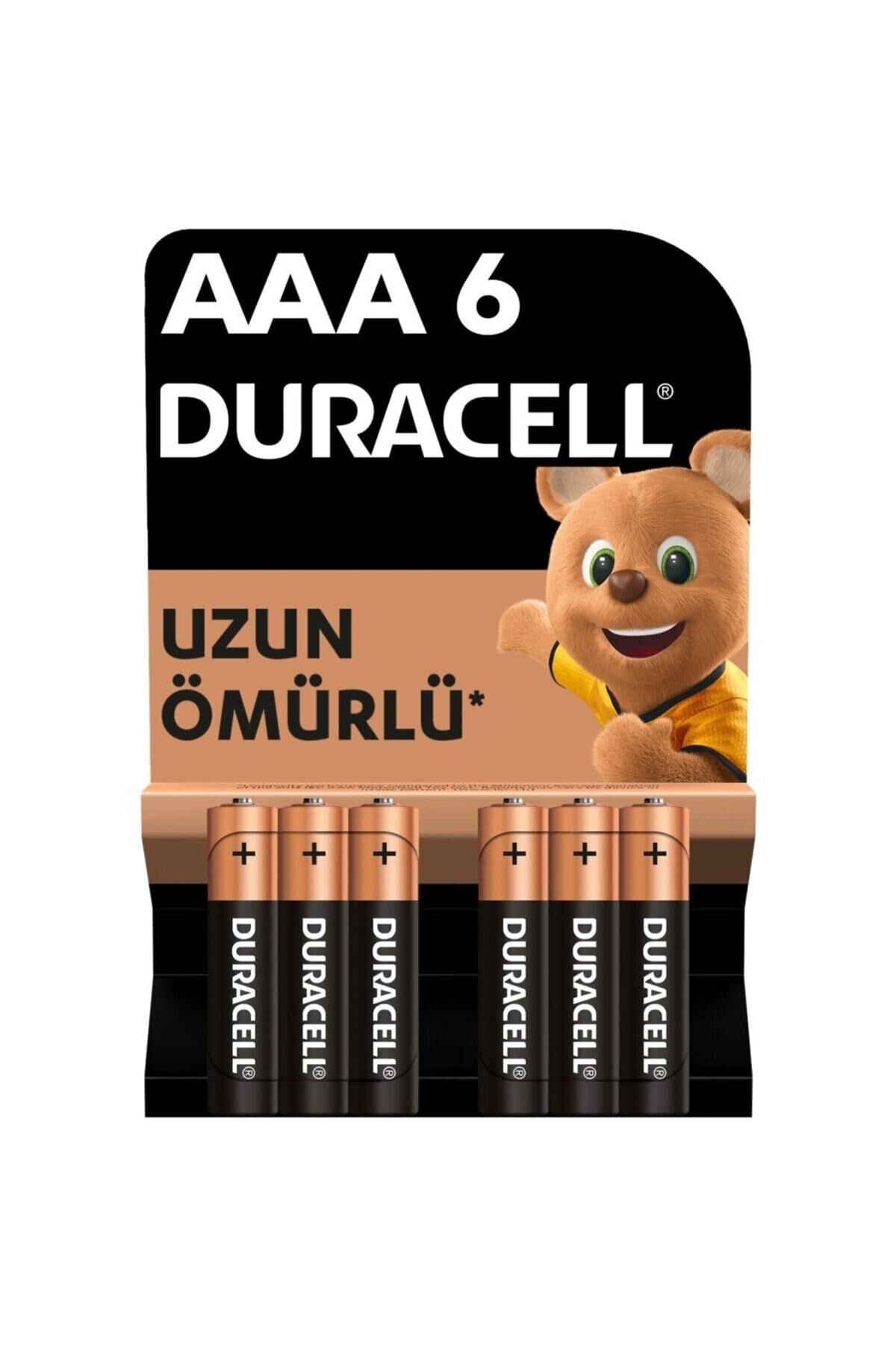 AAA Alkalin İnce Kalem Pil (6'lı paket) 1,5 V LR03/MN2400