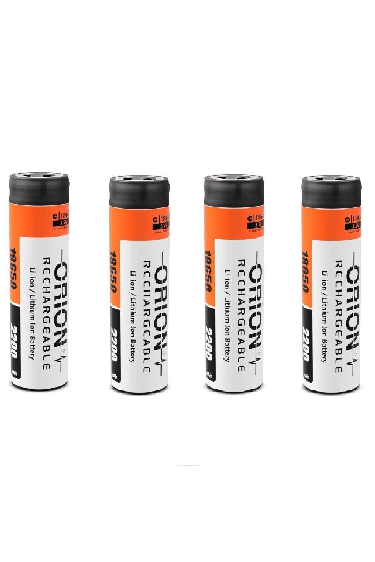 4 Adet Orion 2200 mAh Li-ion Şarjlı Pil