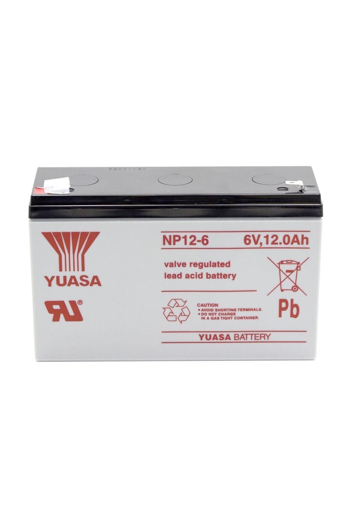 NP 12-6 6V 12Ah Bakımsız Kuru Akü