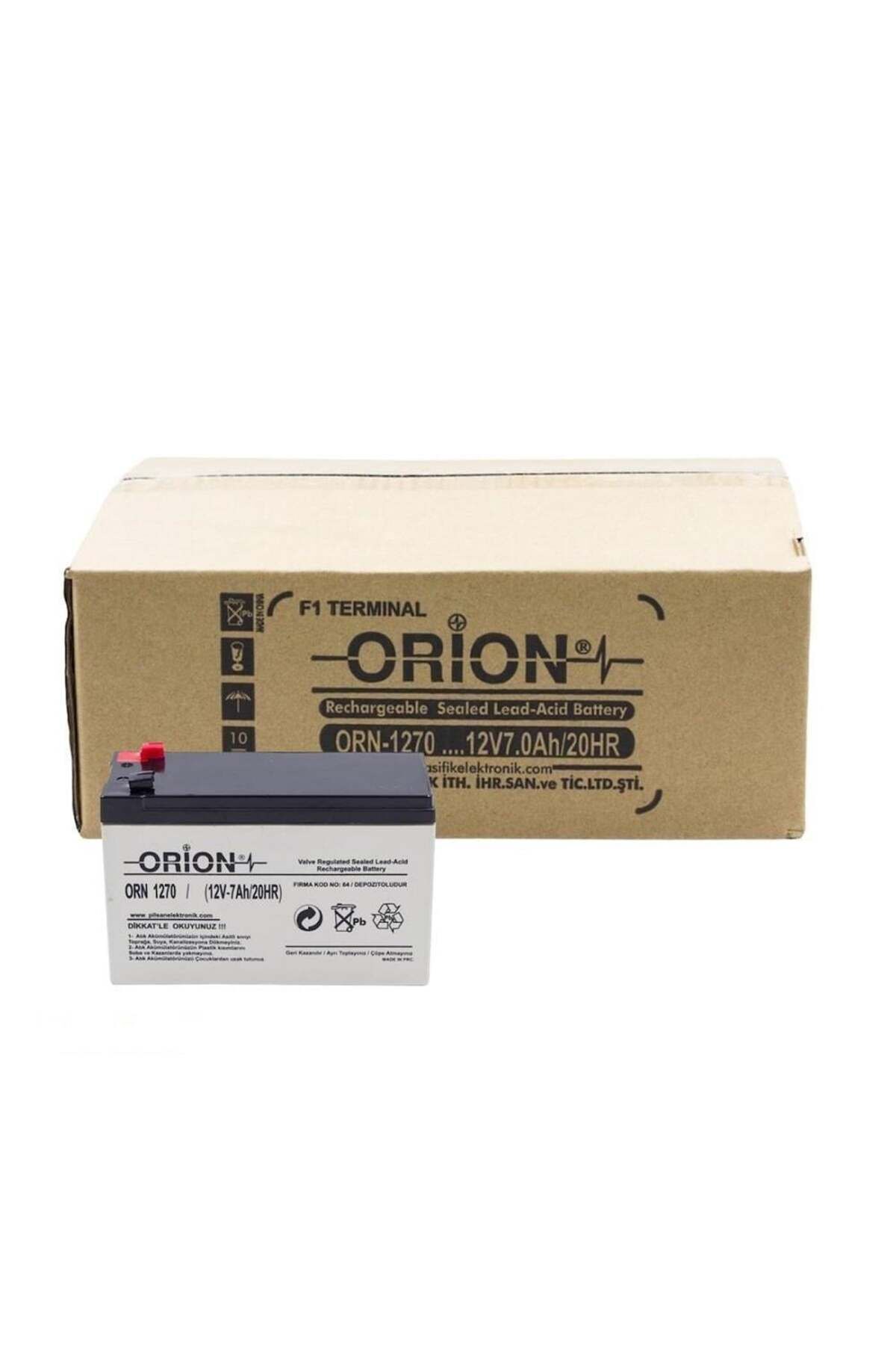 ORN1270 12V 7.0Ah 8 Adet Bakımsız Kuru Akü