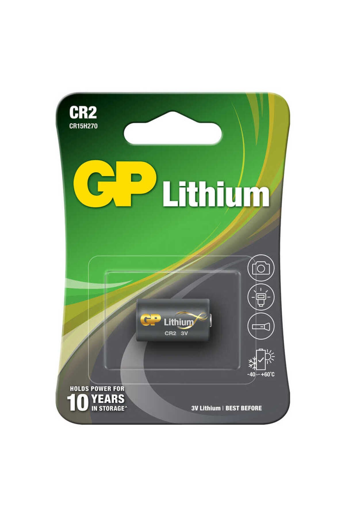 LİTYUM 3V TEKLİ PİL BLİSTER GP (CR2)