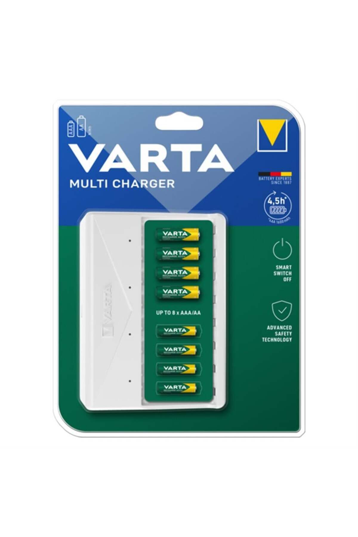 57659 Usb Multi Charger 8Li Pil Şarj Cihazı (Aa-Aaa-Nımh)