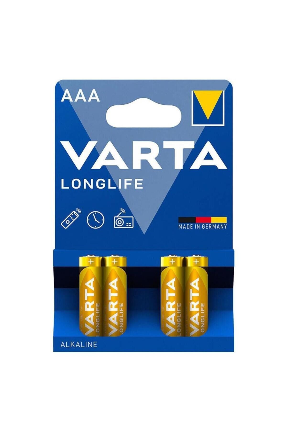 Longlife Extra Alkalin İnce Pil - AAA - 4'lü