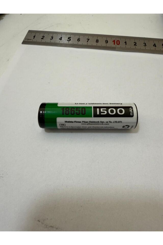 3,7v lityum ion 1500 mah (Başlı)