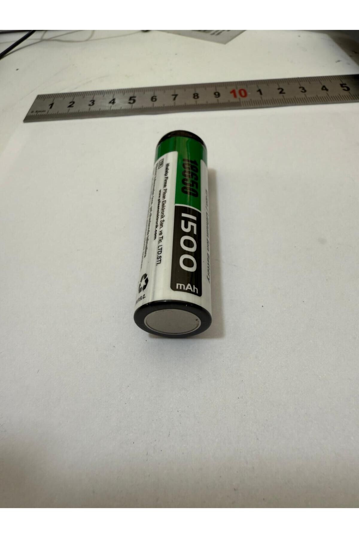 3,7v lityum ion 1500 mah (Başlı)