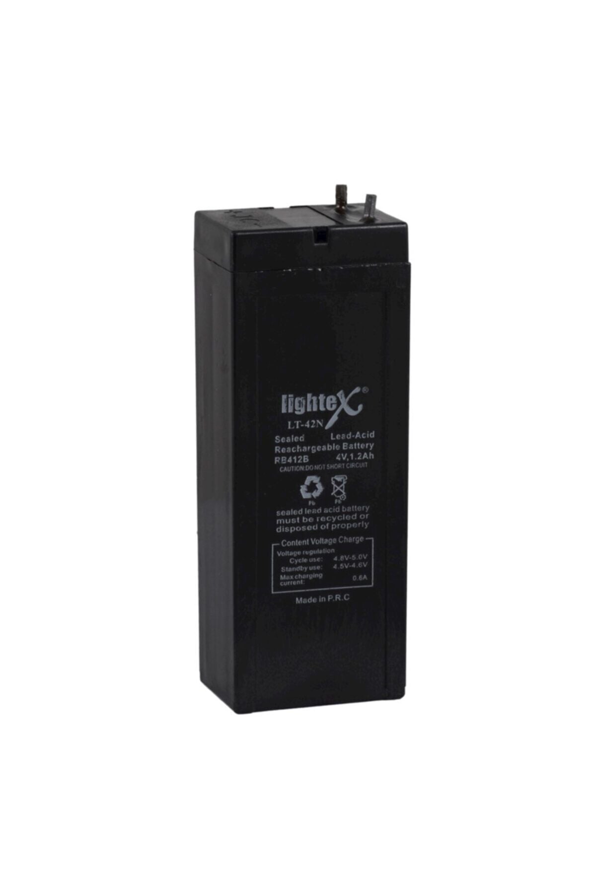 Işıldak Aküsü Lightex Lt-42n 4v 1.2ah Bakımsız