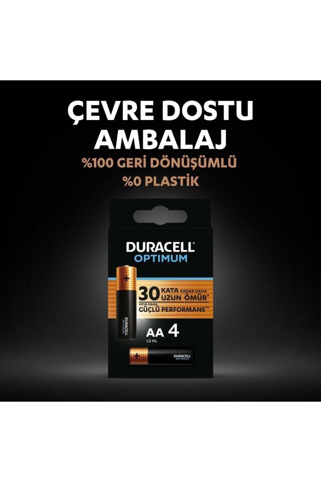Optimum Alkalin AA Kalem Piller 4 Adet